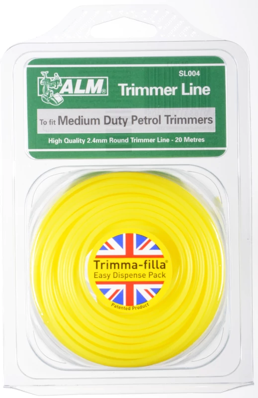 2.4mm x 15m - Yellow Round Trimmer Line
