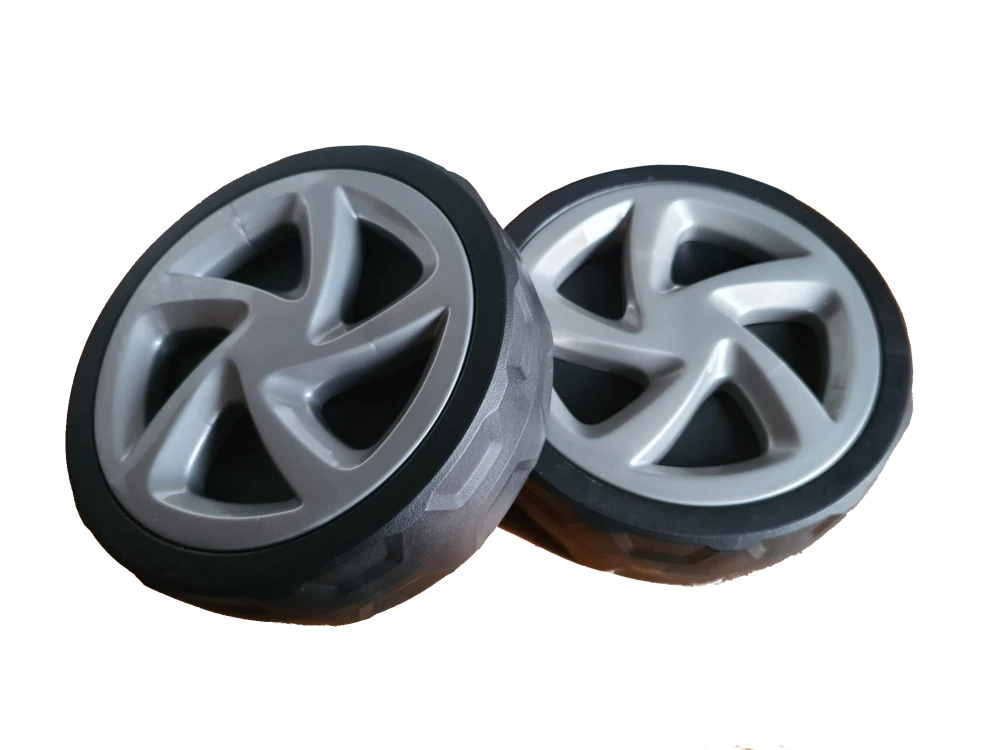 Pair of Lawnmower Front Wheels for B&Q Lawn Mowers