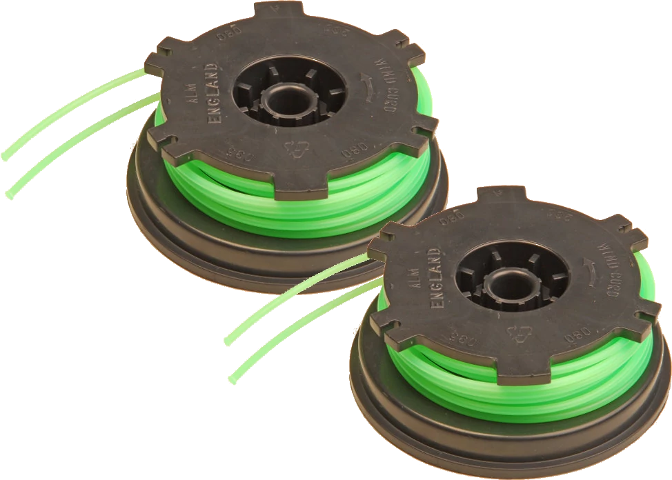 Trimmer spool & line (2 Pack) for Einhell trimmers