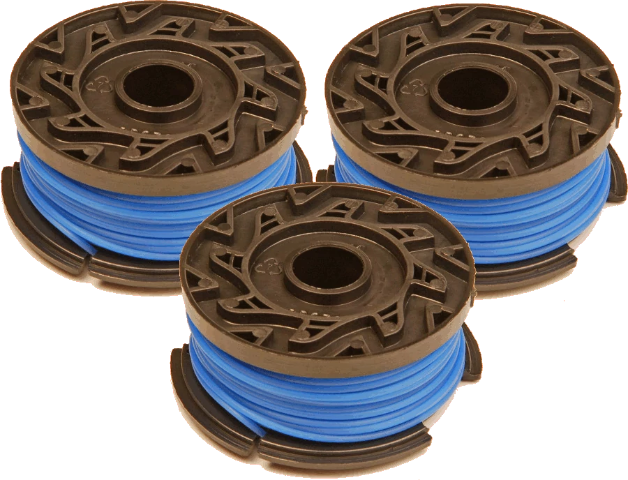 Trimmer spool & line (3 Pack) for Grass Hog trimmers