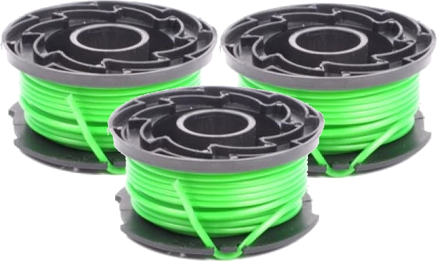 Trimmer spool & line (3 Pack) for Black & Decker trimmers