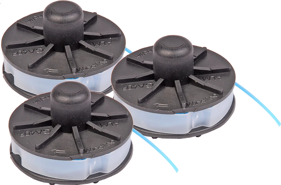 Trimmer spool & line (3 Pack) for Einhell trimmers