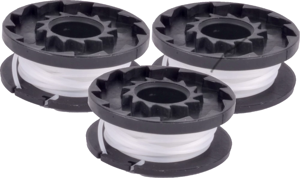 3 X Trimmer Spool & Line for Qualcast Grass Trimmers