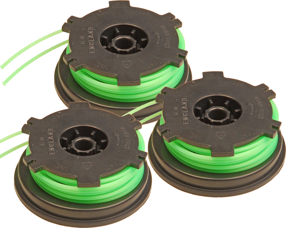 Trimmer spool & line (3 Pack) for Einhell trimmers