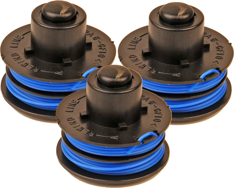Trimmer spool & line (3 Pack) for Performance Power trimmers
