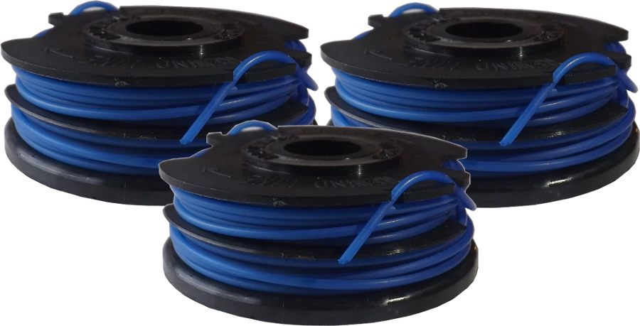 Trimmer spool & line (3 Pack) for Qualcast trimmers