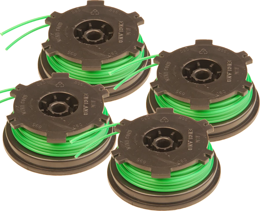 Trimmer spool & line (4 Pack) for Performance Power trimmers
