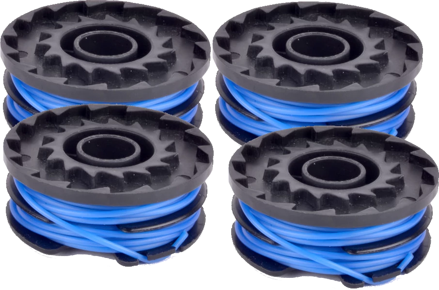 4 X Trimmer spool & line for Mountfield trimmers