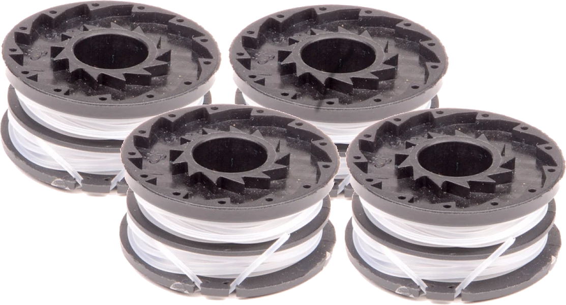 4 x Trimmer Spool & Line for Spear & Jackson trimmers