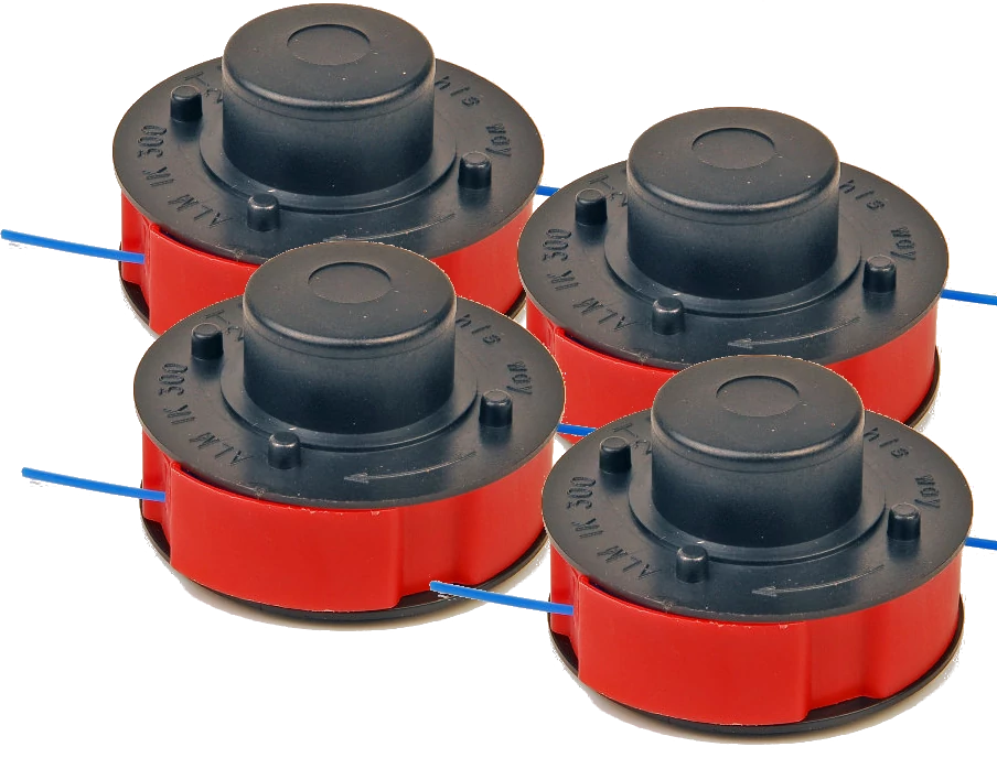 4 X Trimmer spool & line for Performance Power trimmers
